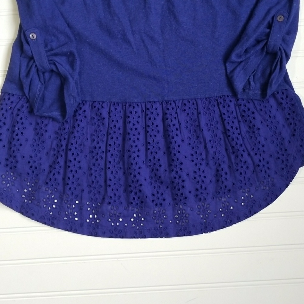 ❤️ Meadow rue 3/4 sleeve top size xs - Picture 6 of 8